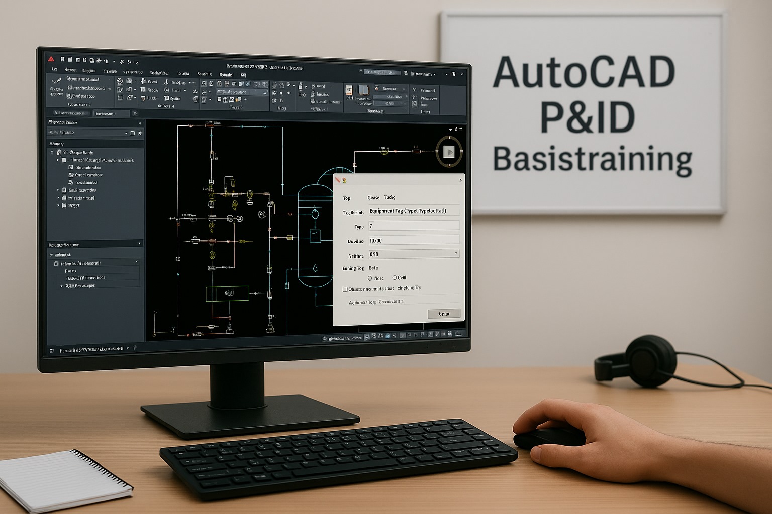 AutoCAD Plant3D P&ID Basis training - Cadteam
