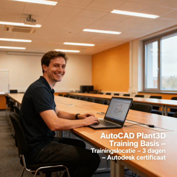 AutoCAD Plant3D Training Basis – Trainingslocatie - 3 dagen - Autodesk certificaat