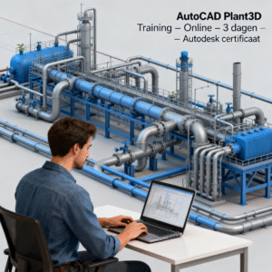 AutoCAD Plant3D Training Basis – Online - 3 dagen - Autodesk certificaat